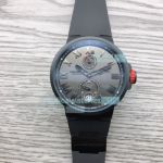 Replica Ulysse Nardin Maxi Marine Diver Black Watch Dark Grey Dial